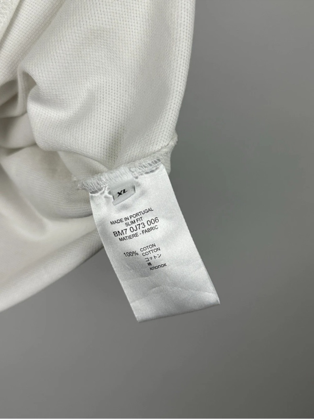 Givenchy White Upside Down Logo Embroidered Polo Shirt Slim Fit XL - Picture 5 of 7